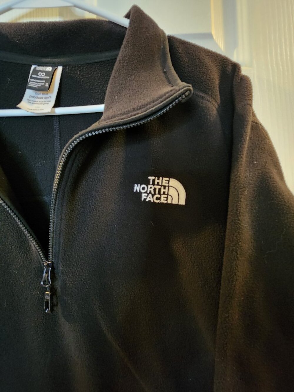 Mens XL The North Face Black Fleece Pullover - Picture 4 of 12
